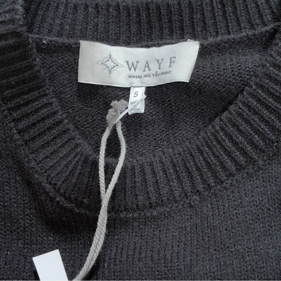 WAYF Lola Long Sleeve Knit Sweater Dress - Picture 12 of 14